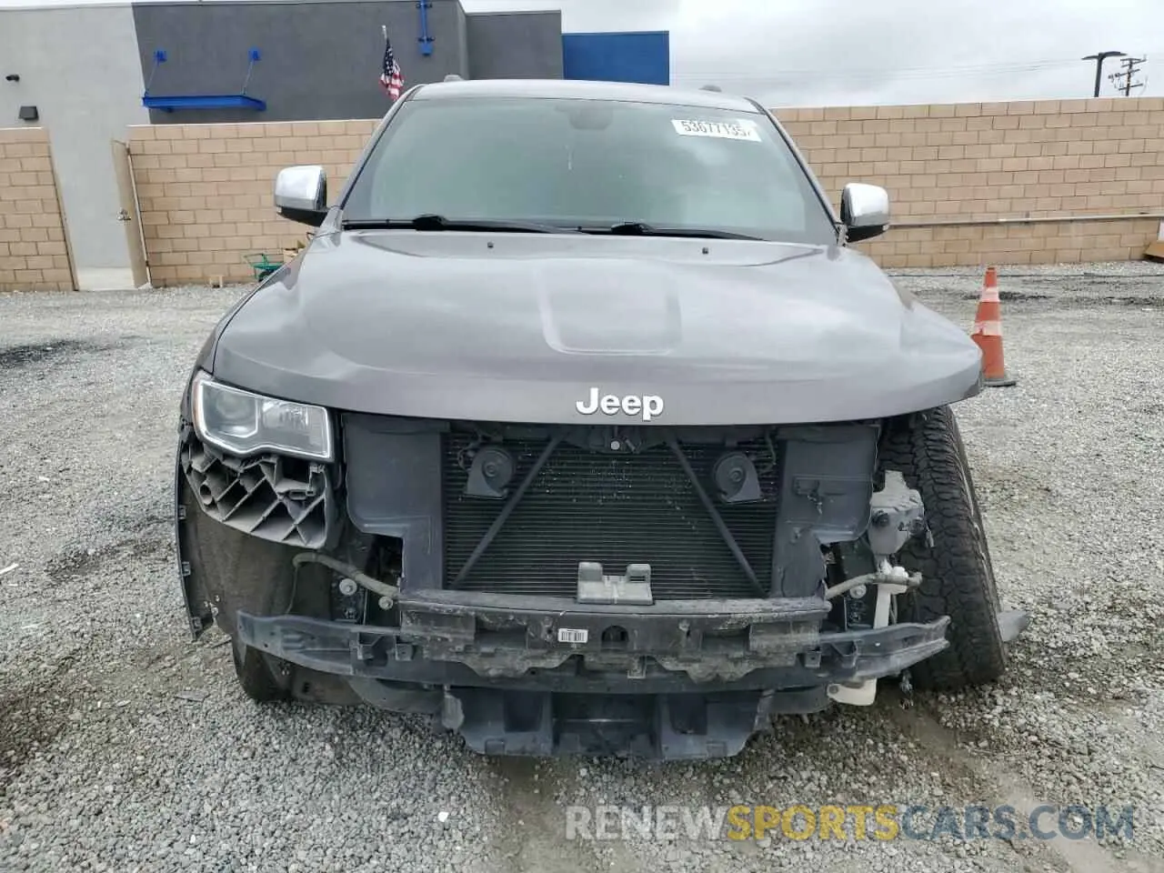 5 Photograph of a damaged car 1C4RJFBG7KC774233 JEEP GRAND CHER 2019