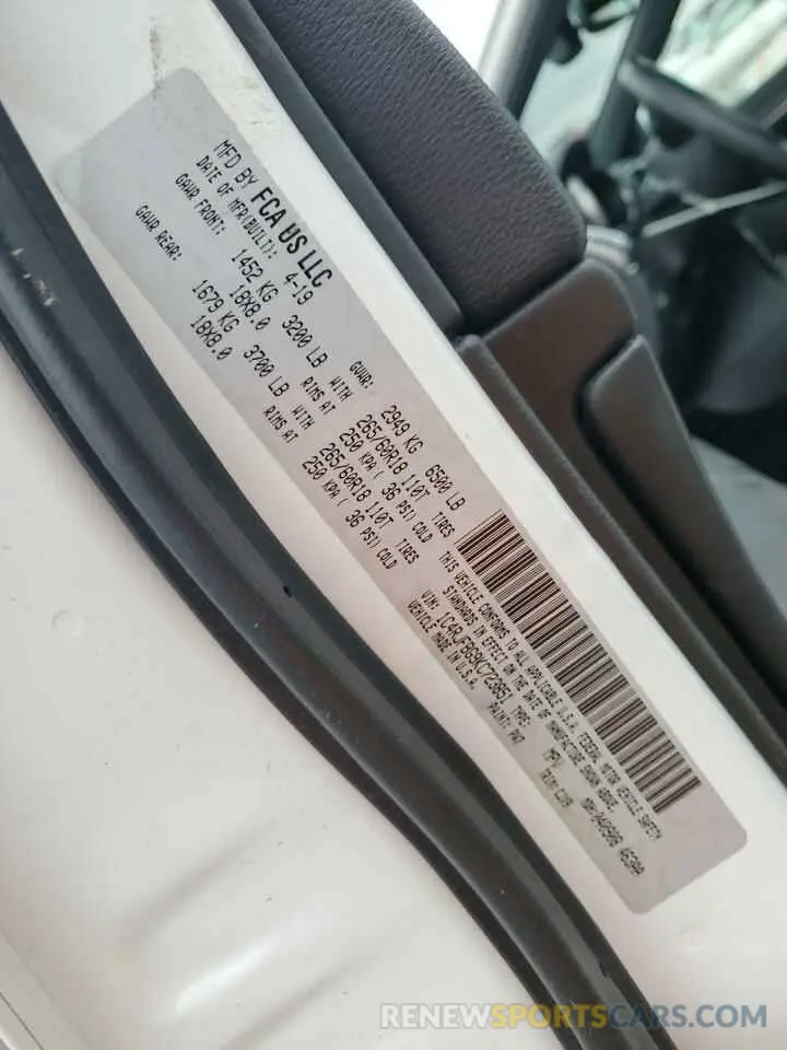12 Photograph of a damaged car 1C4RJFBG9KC723851 JEEP GRAND CHER 2019