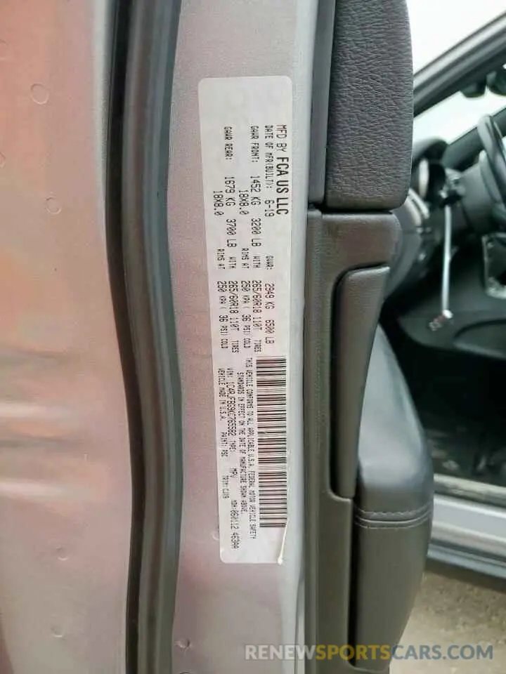 13 Photograph of a damaged car 1C4RJFBG9KC765582 JEEP GRAND CHER 2019