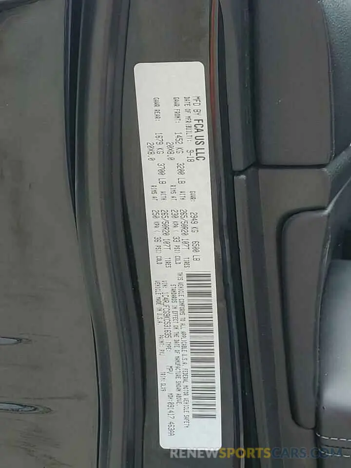 13 Photograph of a damaged car 1C4RJFCG9KC531635 JEEP GRAND CHER 2019