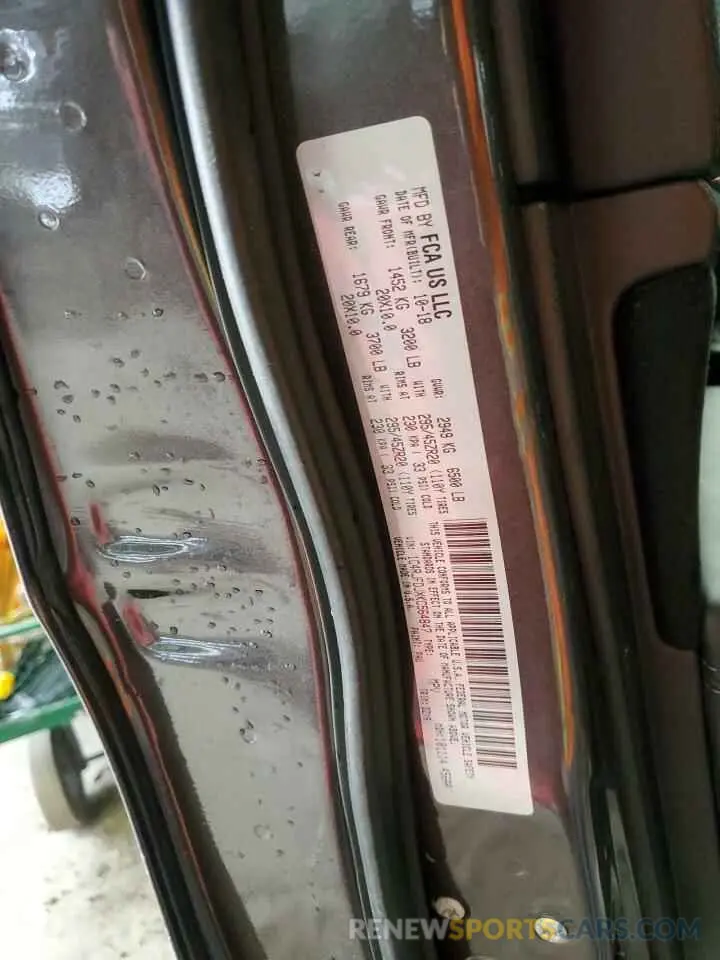 13 Photograph of a damaged car 1C4RJFDJXKC564847 JEEP GRAND CHER 2019