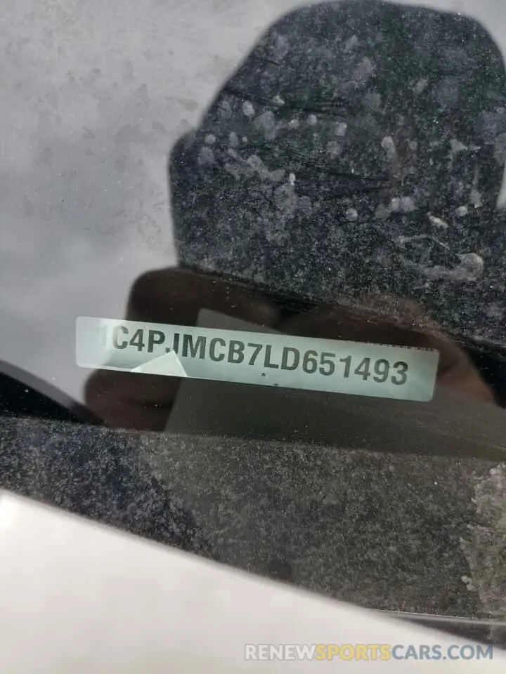 14 Photograph of a damaged car 1C4PJMCB7LD651493 JEEP GRAND CHER 2020