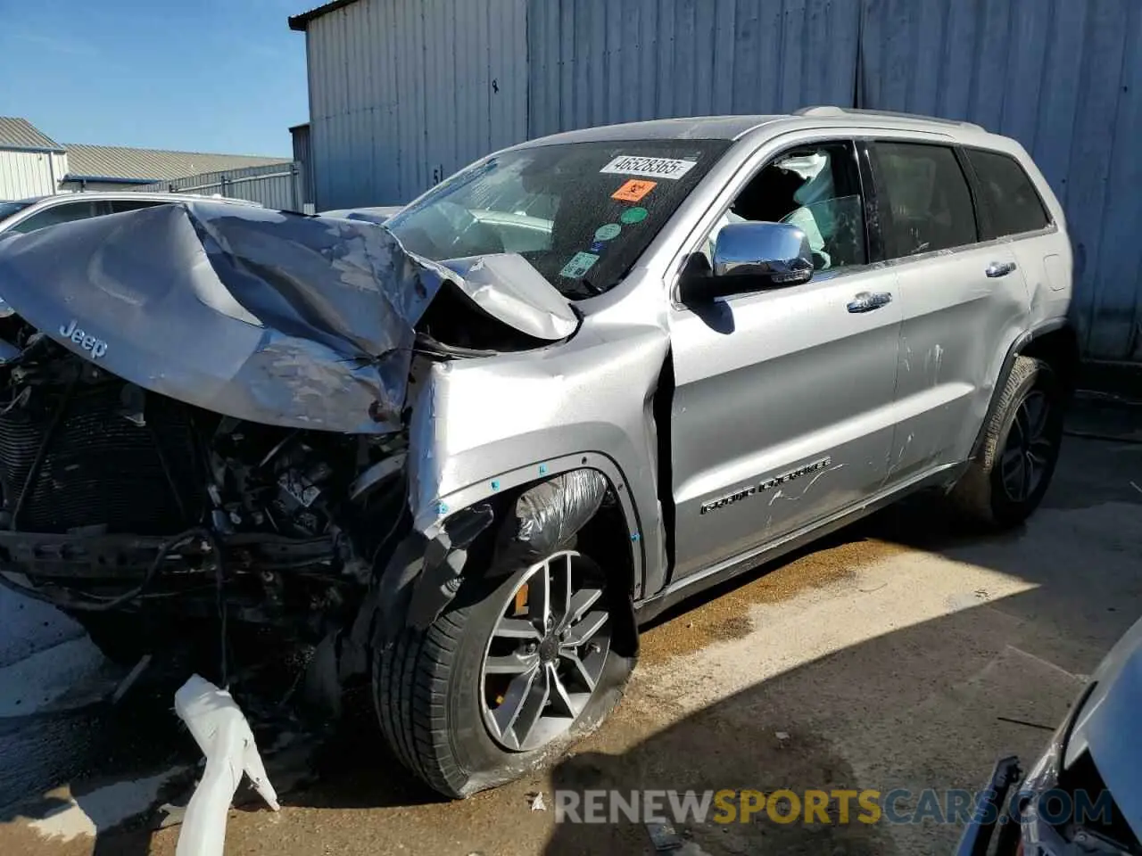 1 Photograph of a damaged car 1C4RJEBG9LC337779 JEEP GRAND CHER 2020