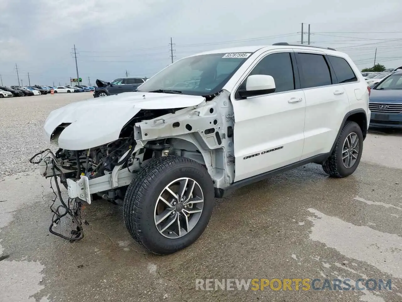 1 Photograph of a damaged car 1C4RJFAG0LC384349 JEEP GRAND CHER 2020
