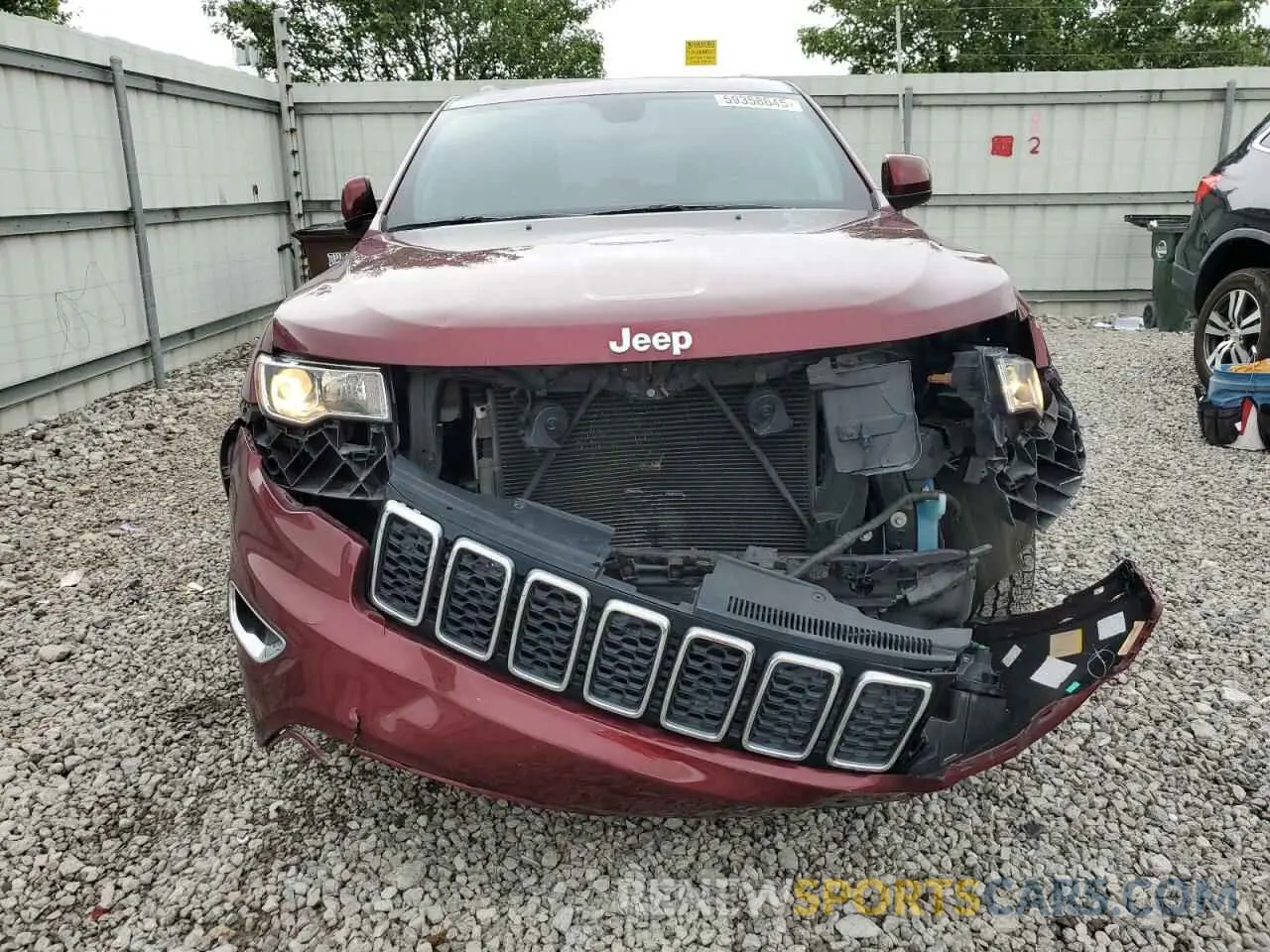5 Photograph of a damaged car 1C4RJFAG3LC426450 JEEP GRAND CHER 2020