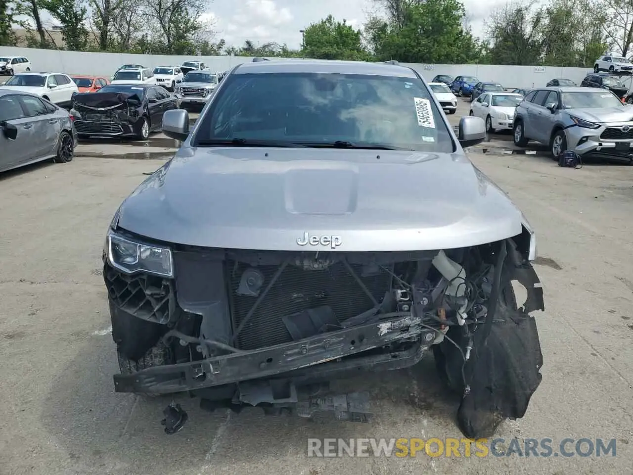 5 Photograph of a damaged car 1C4RJFAGXLC179699 JEEP GRAND CHER 2020