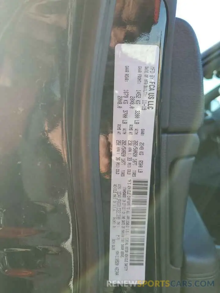 13 Photograph of a damaged car 1C4RJFBG3LC221399 JEEP GRAND CHER 2020