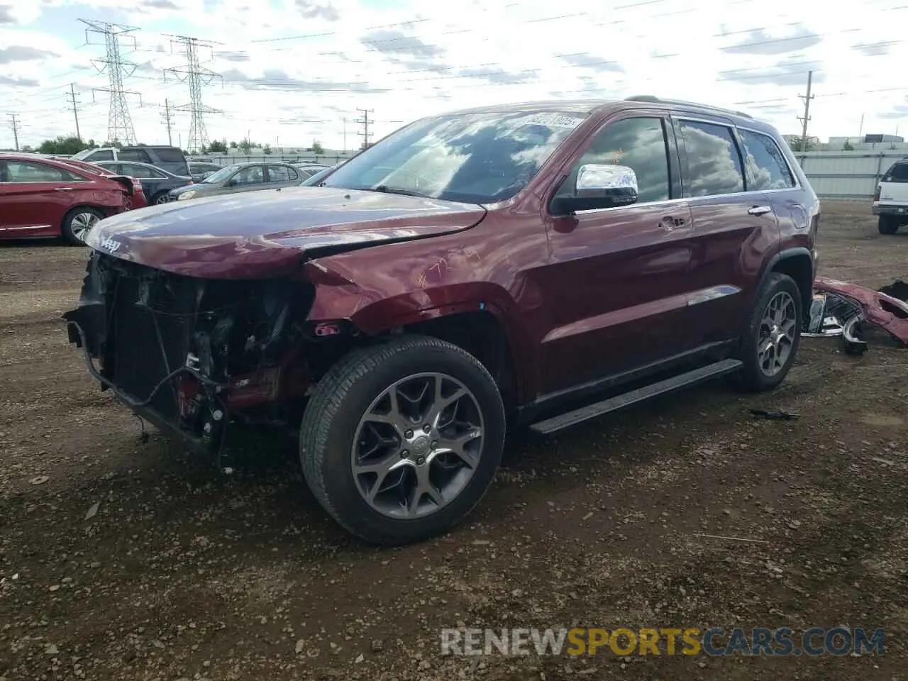 1 Photograph of a damaged car 1C4RJFBG4LC152061 JEEP GRAND CHER 2020