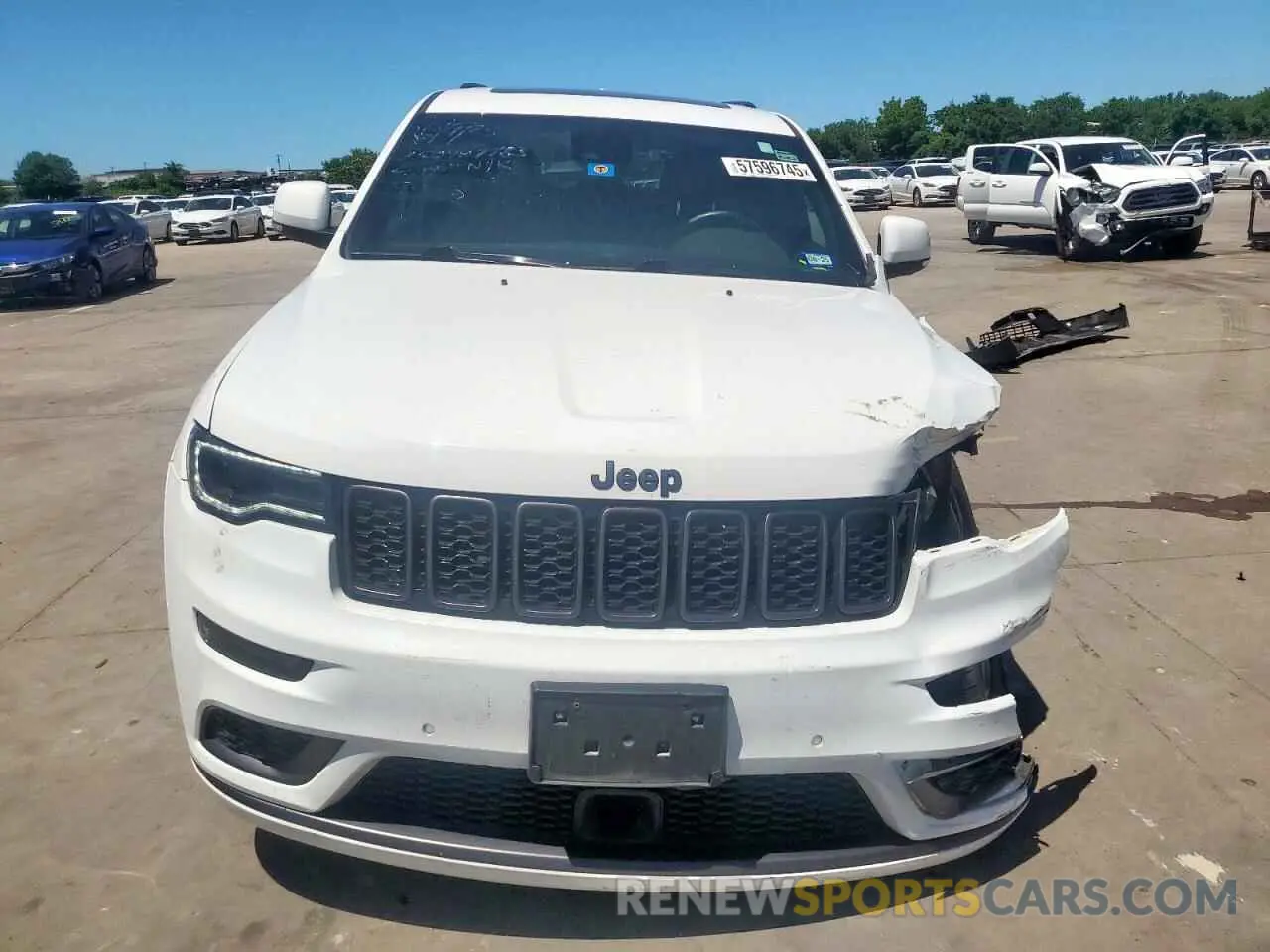 5 Photograph of a damaged car 1C4RJFCT1LC397587 JEEP GRAND CHER 2020