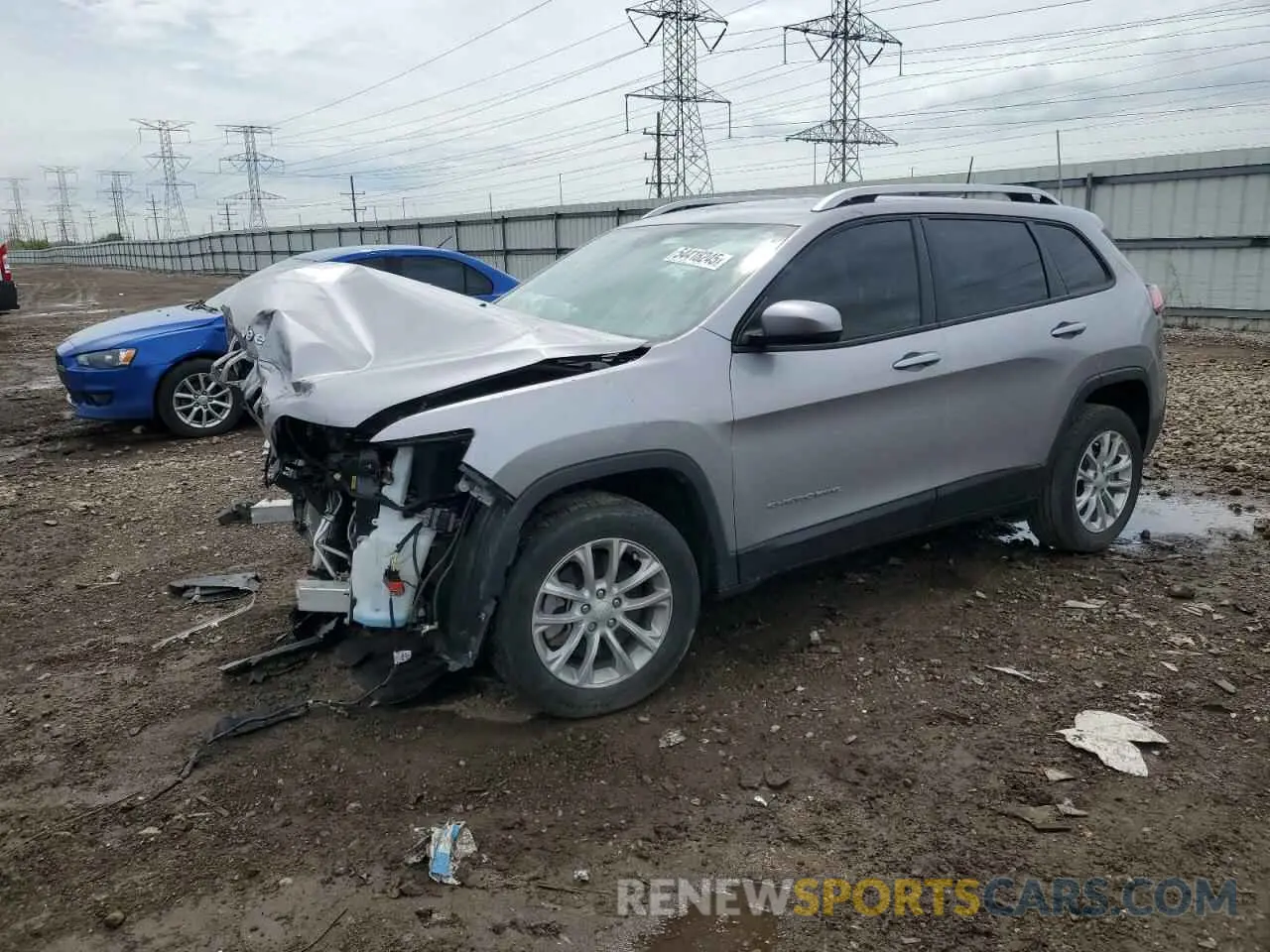 1 Photograph of a damaged car 1C4PJLCB4MD155837 JEEP GRAND CHER 2021