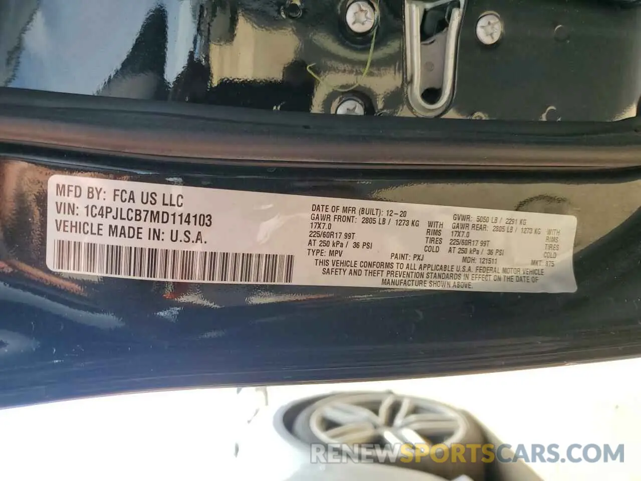 13 Photograph of a damaged car 1C4PJLCB7MD114103 JEEP GRAND CHER 2021