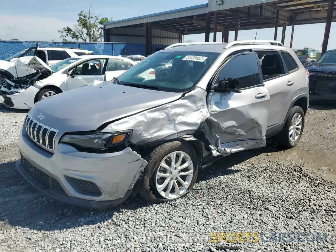 1 Photograph of a damaged car 1C4PJLCB8MD156182 JEEP GRAND CHER 2021