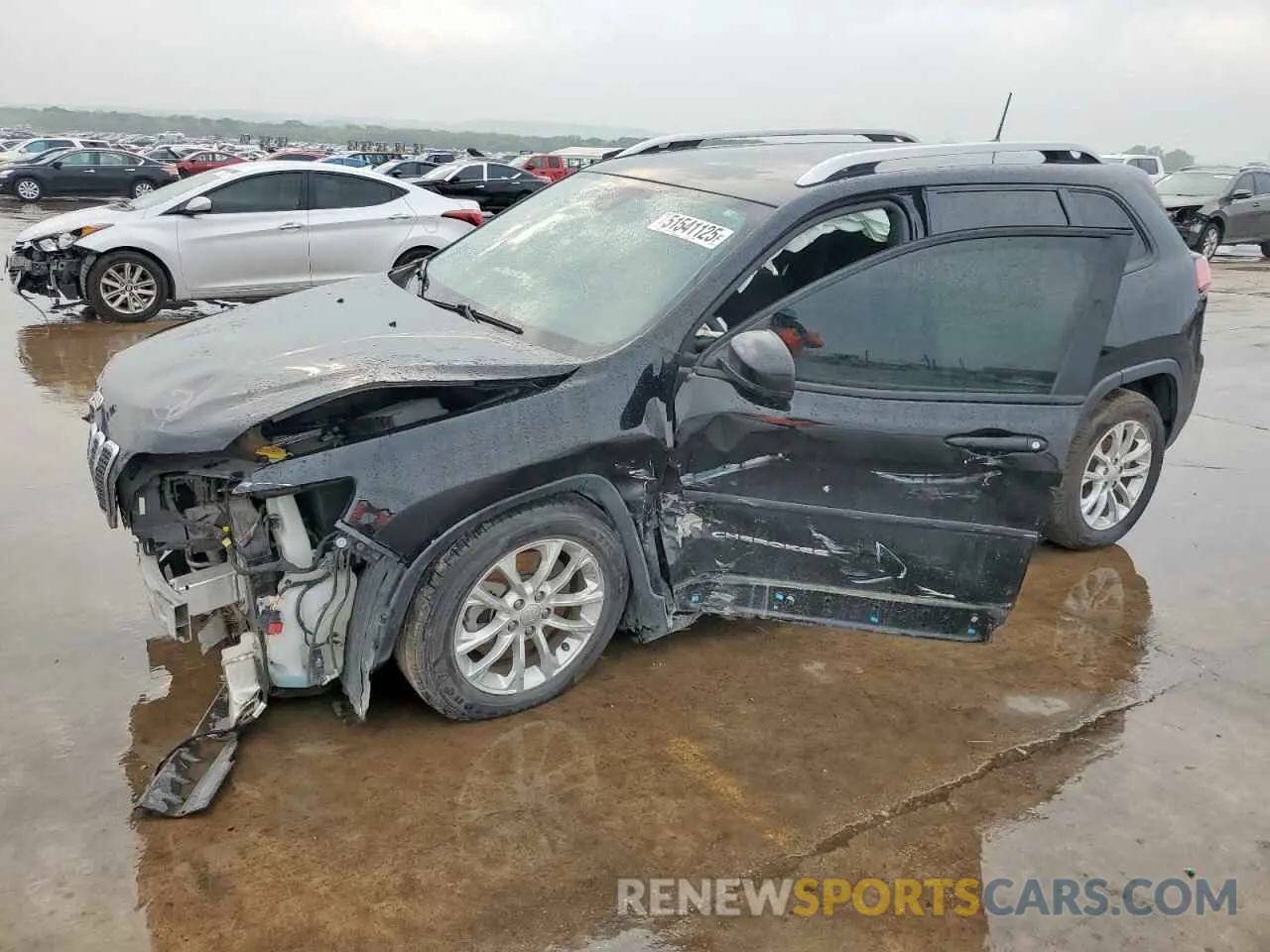 1 Photograph of a damaged car 1C4PJLCB8MD169062 JEEP GRAND CHER 2021