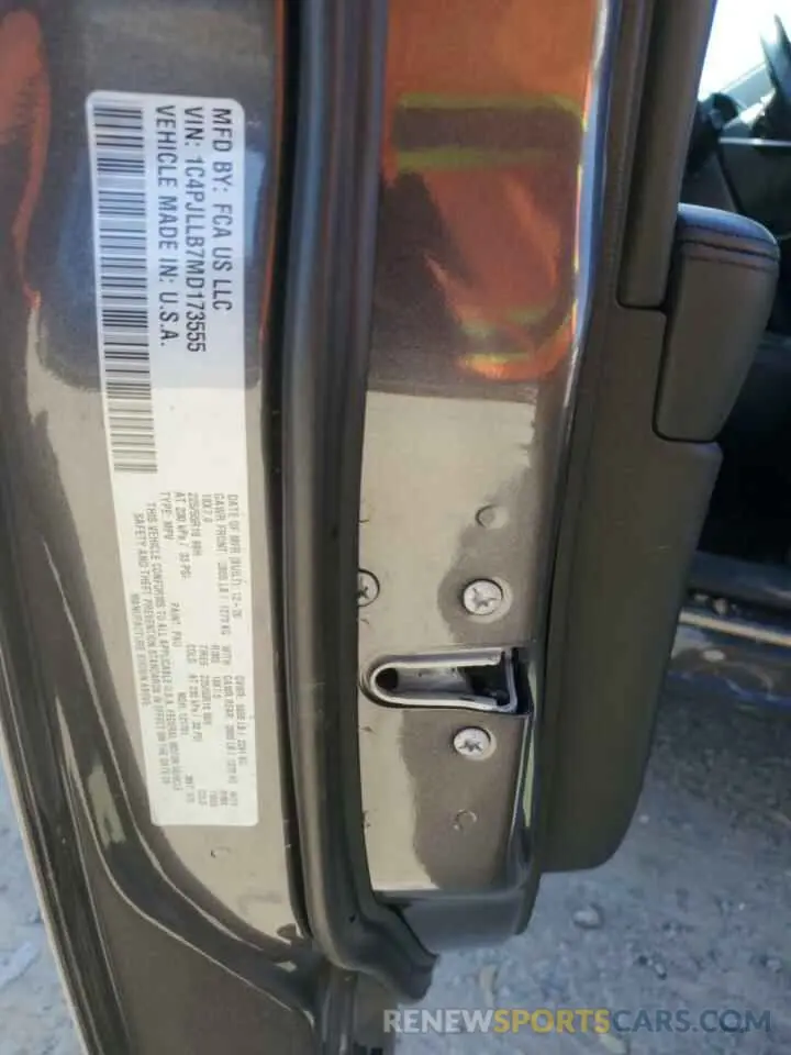 13 Photograph of a damaged car 1C4PJLLB7MD173555 JEEP GRAND CHER 2021