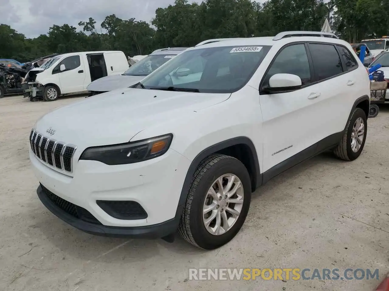 1 Photograph of a damaged car 1C4PJMCB0MD182801 JEEP GRAND CHER 2021