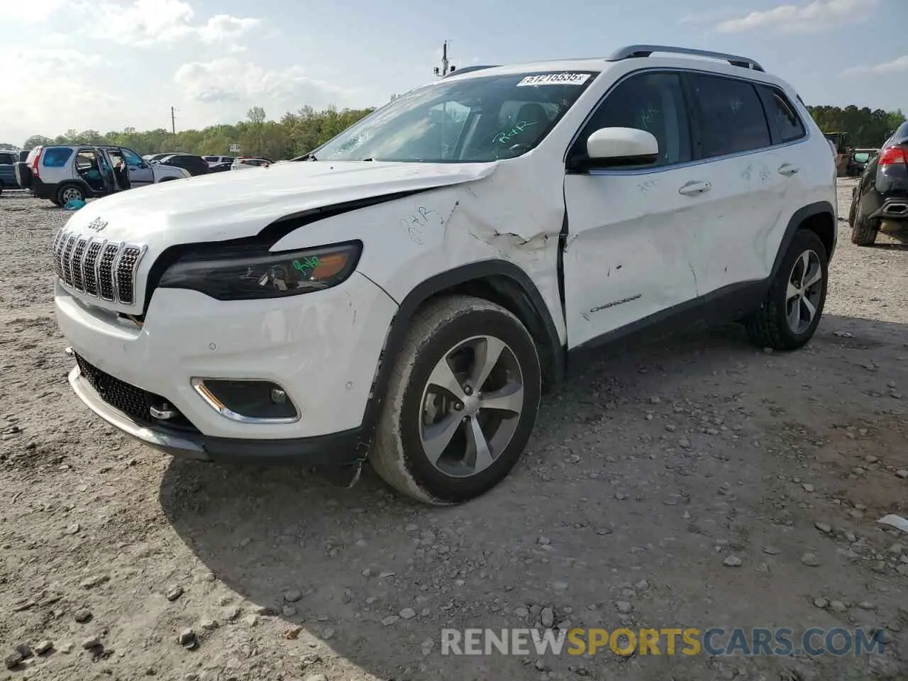 1 Photograph of a damaged car 1C4PJMDX1MD186818 JEEP GRAND CHER 2021