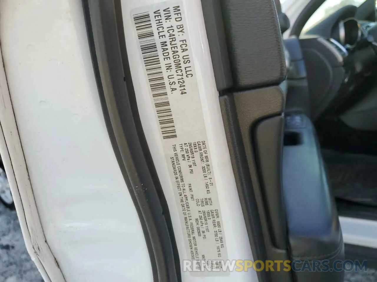 13 Photograph of a damaged car 1C4RJEAG0MC712414 JEEP GRAND CHER 2021