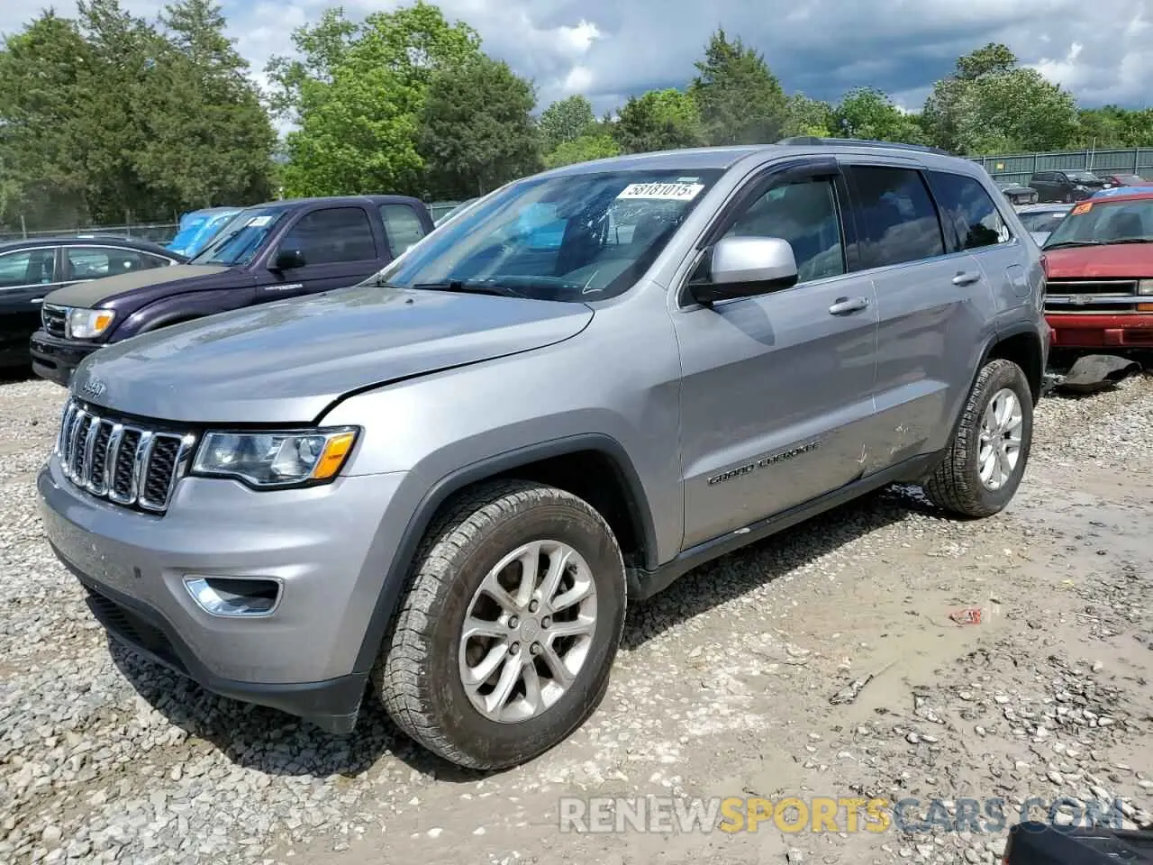 1 Photograph of a damaged car 1C4RJEAG5MC844648 JEEP GRAND CHER 2021
