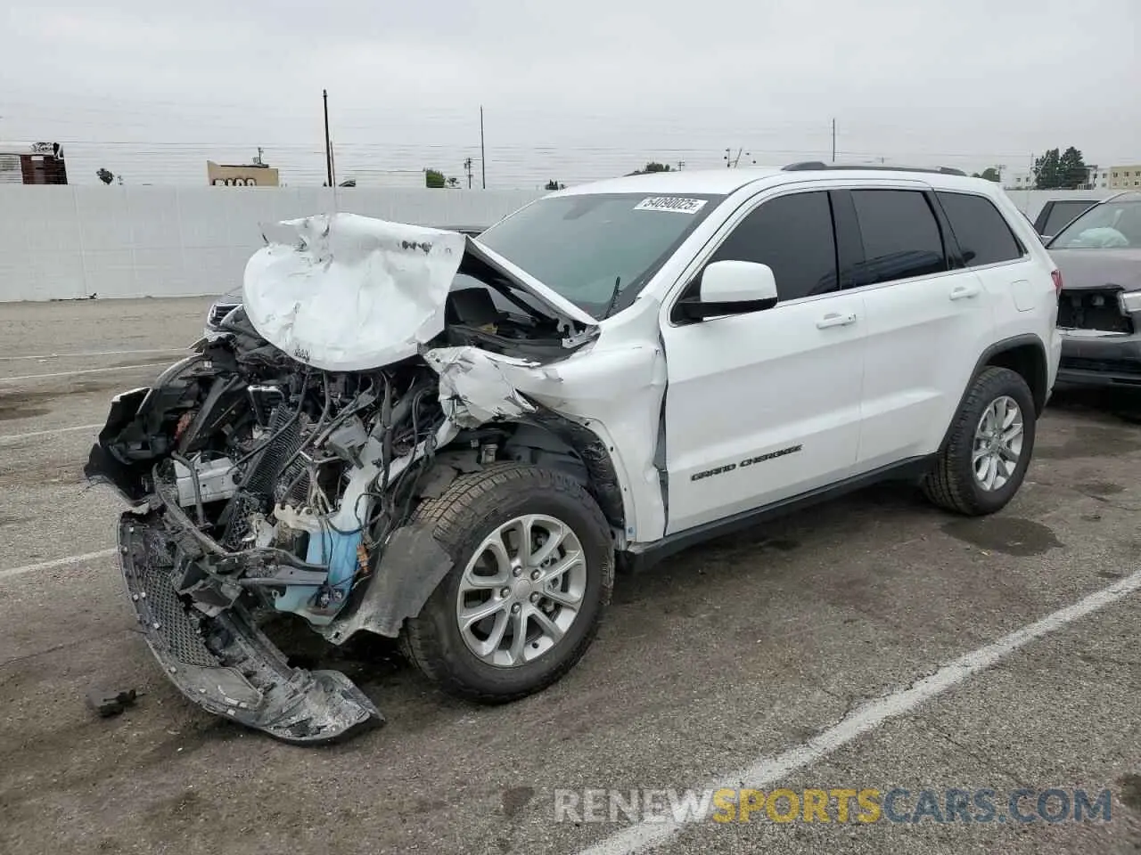 1 Photograph of a damaged car 1C4RJEAG6MC546772 JEEP GRAND CHER 2021
