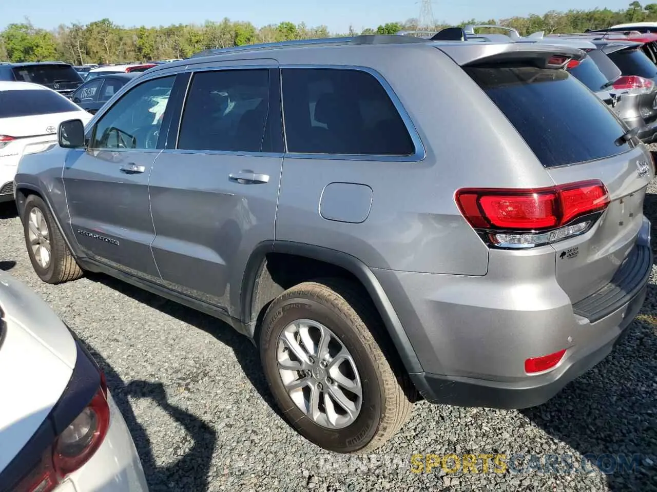 2 Photograph of a damaged car 1C4RJEAG7MC831190 JEEP GRAND CHER 2021