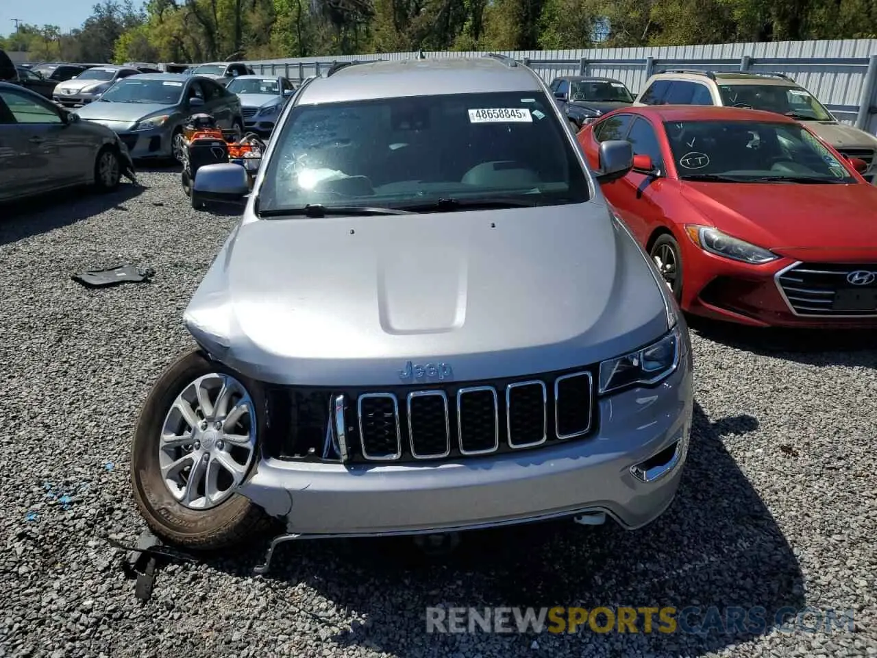 5 Photograph of a damaged car 1C4RJEAG7MC831190 JEEP GRAND CHER 2021