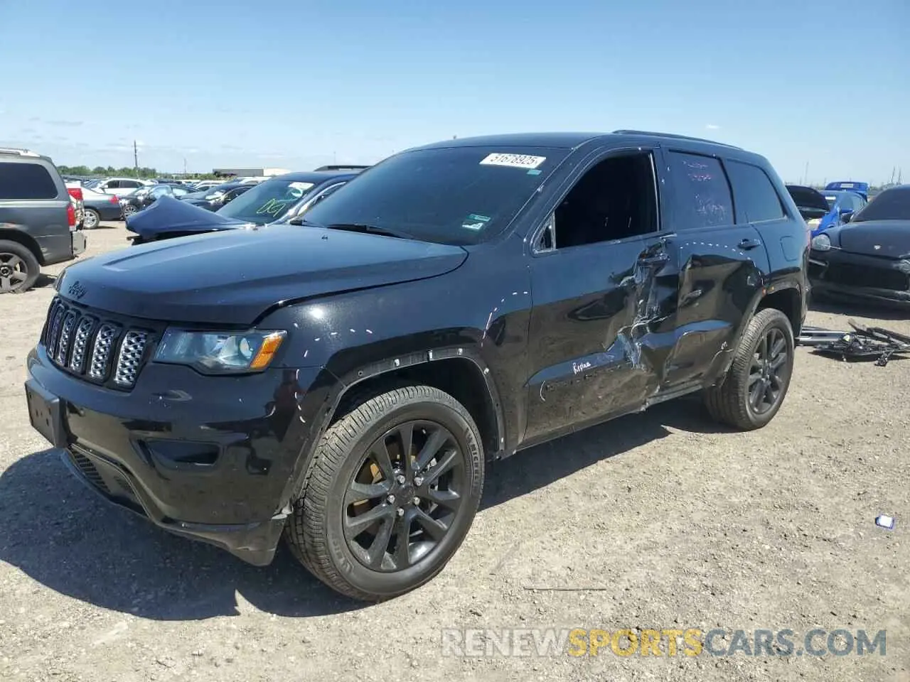 1 Photograph of a damaged car 1C4RJEAG8MC844630 JEEP GRAND CHER 2021