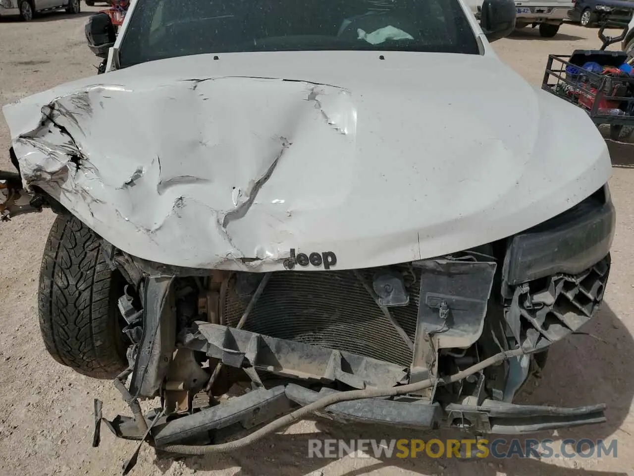 12 Photograph of a damaged car 1C4RJEAGXMC749163 JEEP GRAND CHER 2021