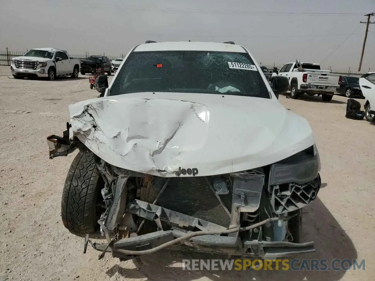 5 Photograph of a damaged car 1C4RJEAGXMC749163 JEEP GRAND CHER 2021