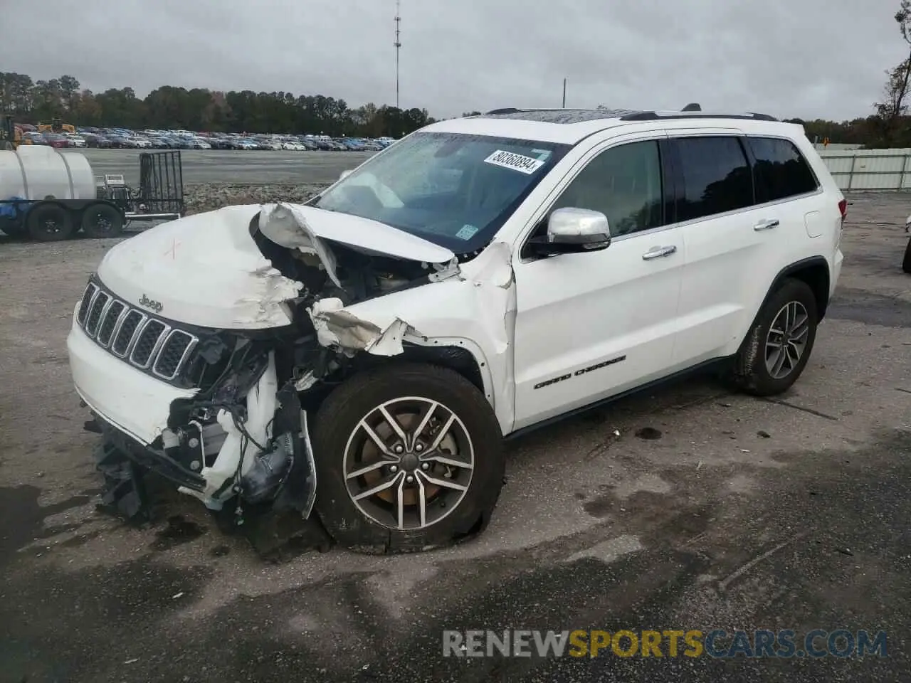 1 Photograph of a damaged car 1C4RJEBG1MC571318 JEEP GRAND CHER 2021