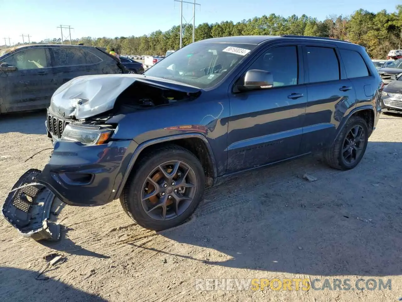 1 Photograph of a damaged car 1C4RJEBG2MC680287 JEEP GRAND CHER 2021