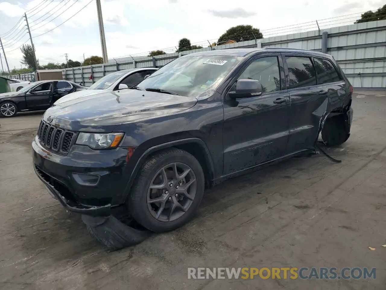 1 Photograph of a damaged car 1C4RJEBG3MC511363 JEEP GRAND CHER 2021