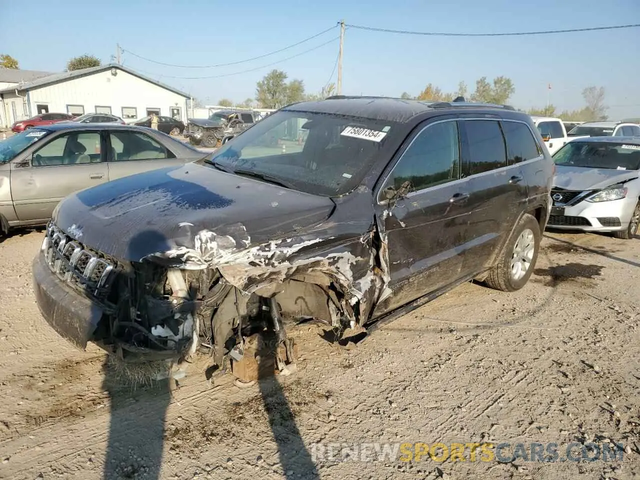 1 Photograph of a damaged car 1C4RJFAG1MC525298 JEEP GRAND CHER 2021