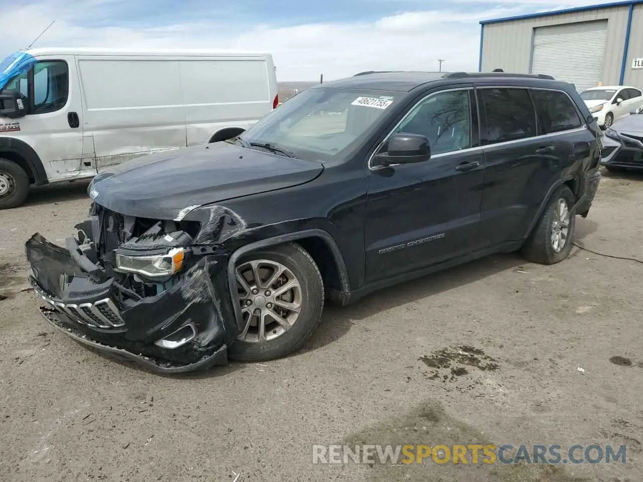 1 Photograph of a damaged car 1C4RJFAG2MC582030 JEEP GRAND CHER 2021