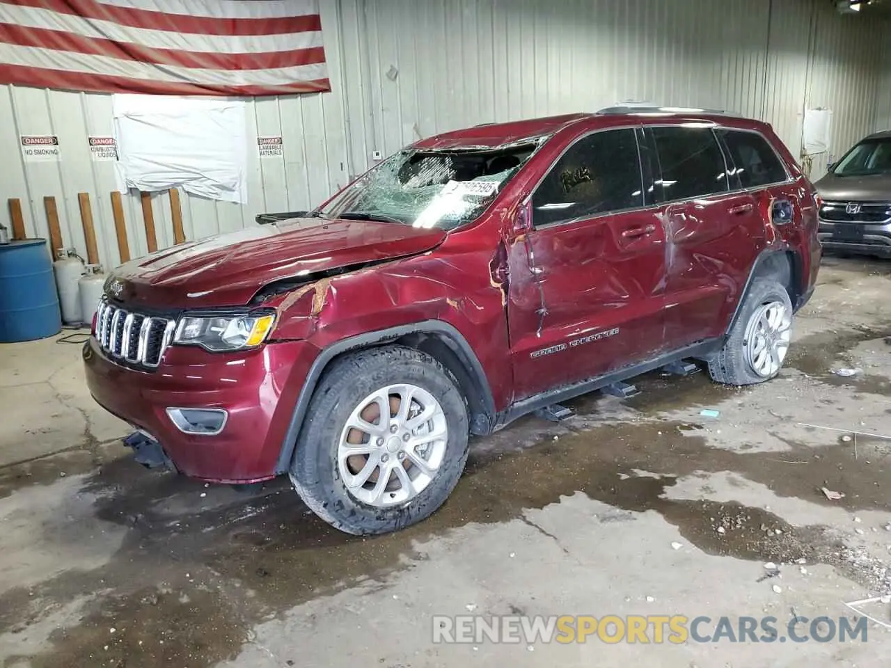 1 Photograph of a damaged car 1C4RJFAG3MC516151 JEEP GRAND CHER 2021