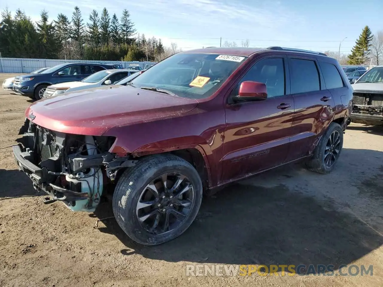 1 Photograph of a damaged car 1C4RJFAG4MC744286 JEEP GRAND CHER 2021