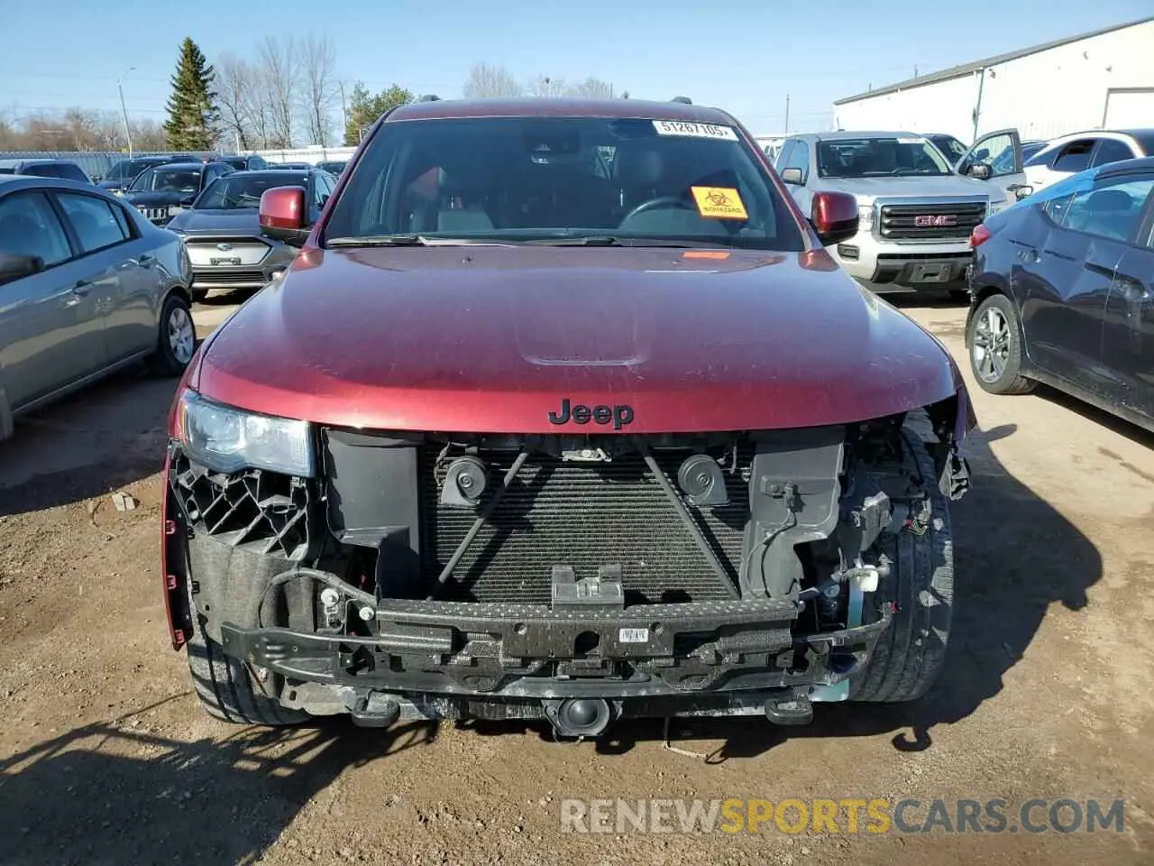 5 Photograph of a damaged car 1C4RJFAG4MC744286 JEEP GRAND CHER 2021