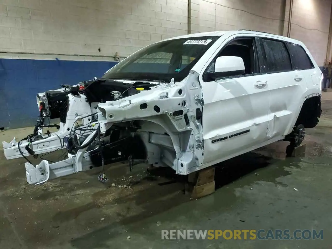 1 Photograph of a damaged car 1C4RJFAG5MC734690 JEEP GRAND CHER 2021