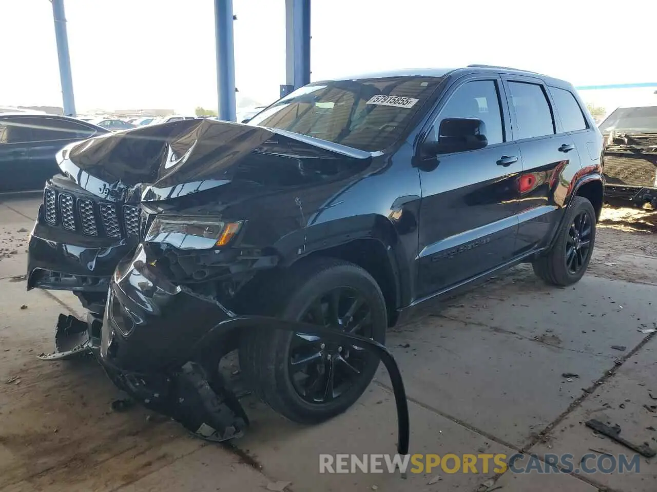 1 Photograph of a damaged car 1C4RJFAG6MC690151 JEEP GRAND CHER 2021