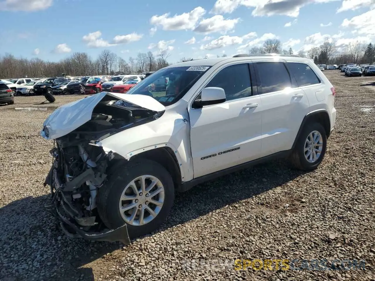 1 Photograph of a damaged car 1C4RJFAG6MC842638 JEEP GRAND CHER 2021