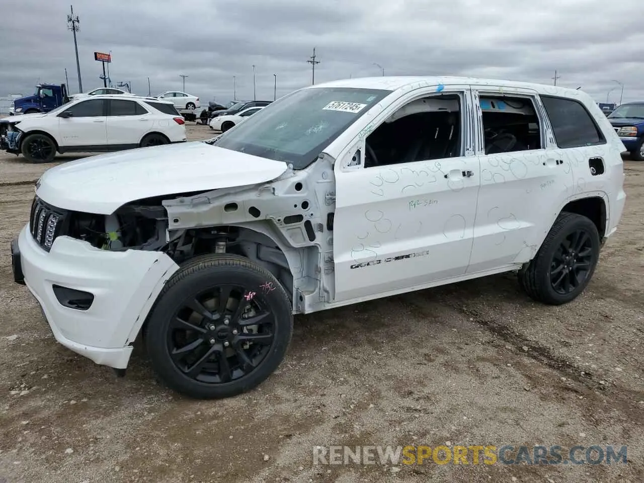 1 Photograph of a damaged car 1C4RJFAG8MC736496 JEEP GRAND CHER 2021