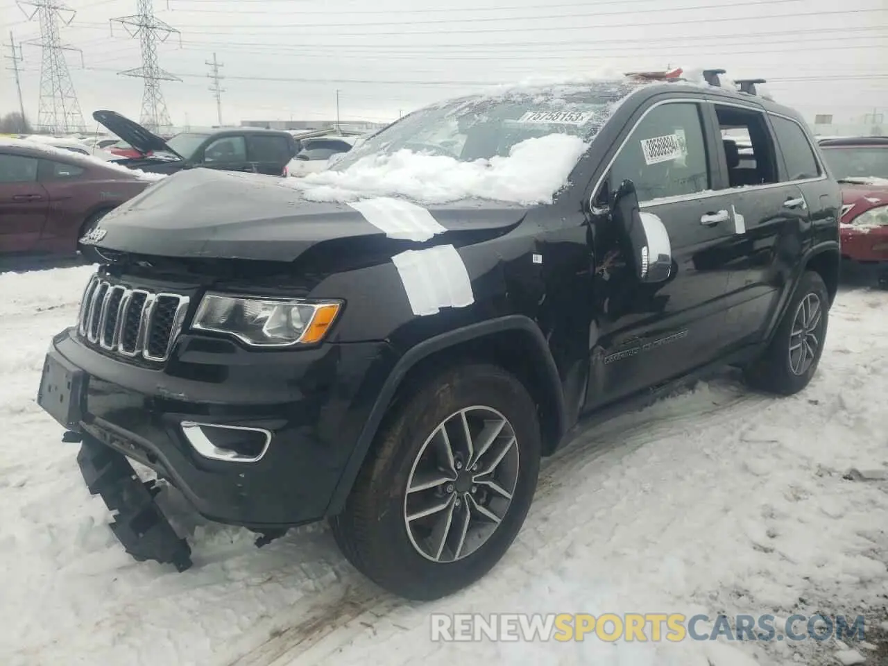 1 Photograph of a damaged car 1C4RJFBG1MC589663 JEEP GRAND CHER 2021