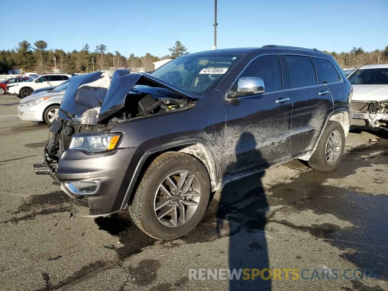 1 Photograph of a damaged car 1C4RJFBG1MC801817 JEEP GRAND CHER 2021