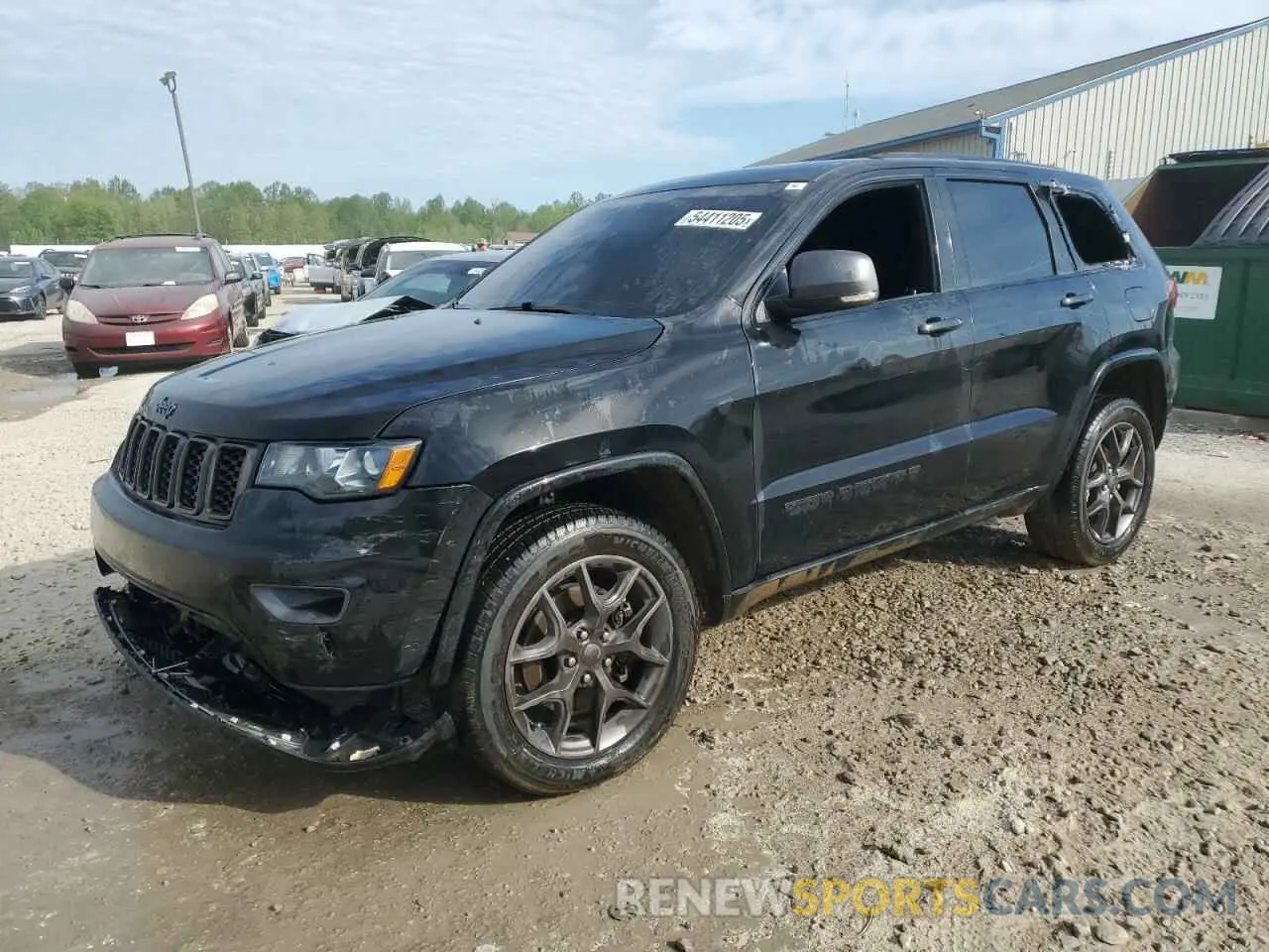 1 Photograph of a damaged car 1C4RJFBGXMC592206 JEEP GRAND CHER 2021