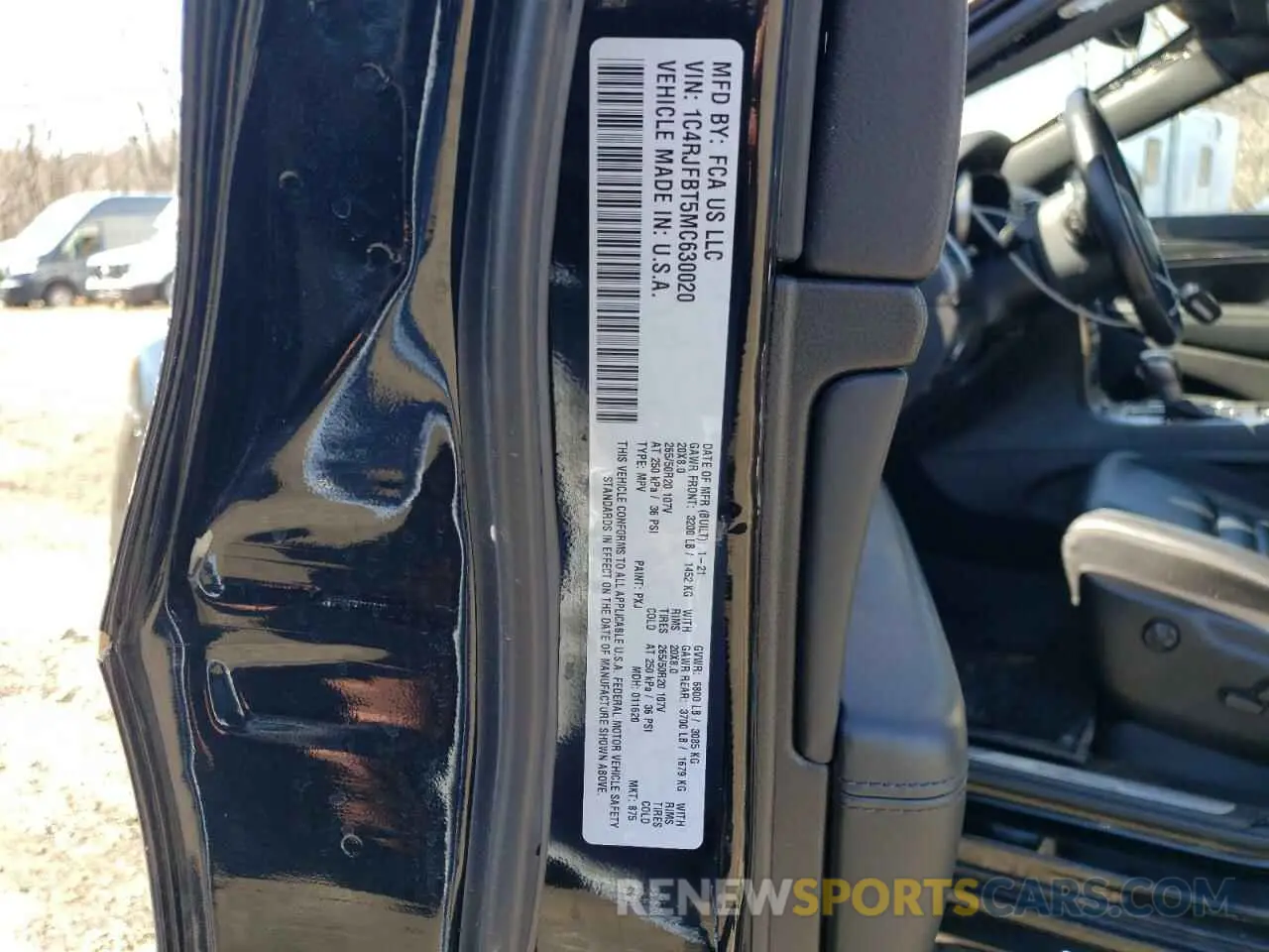 12 Photograph of a damaged car 1C4RJFBT5MC630020 JEEP GRAND CHER 2021