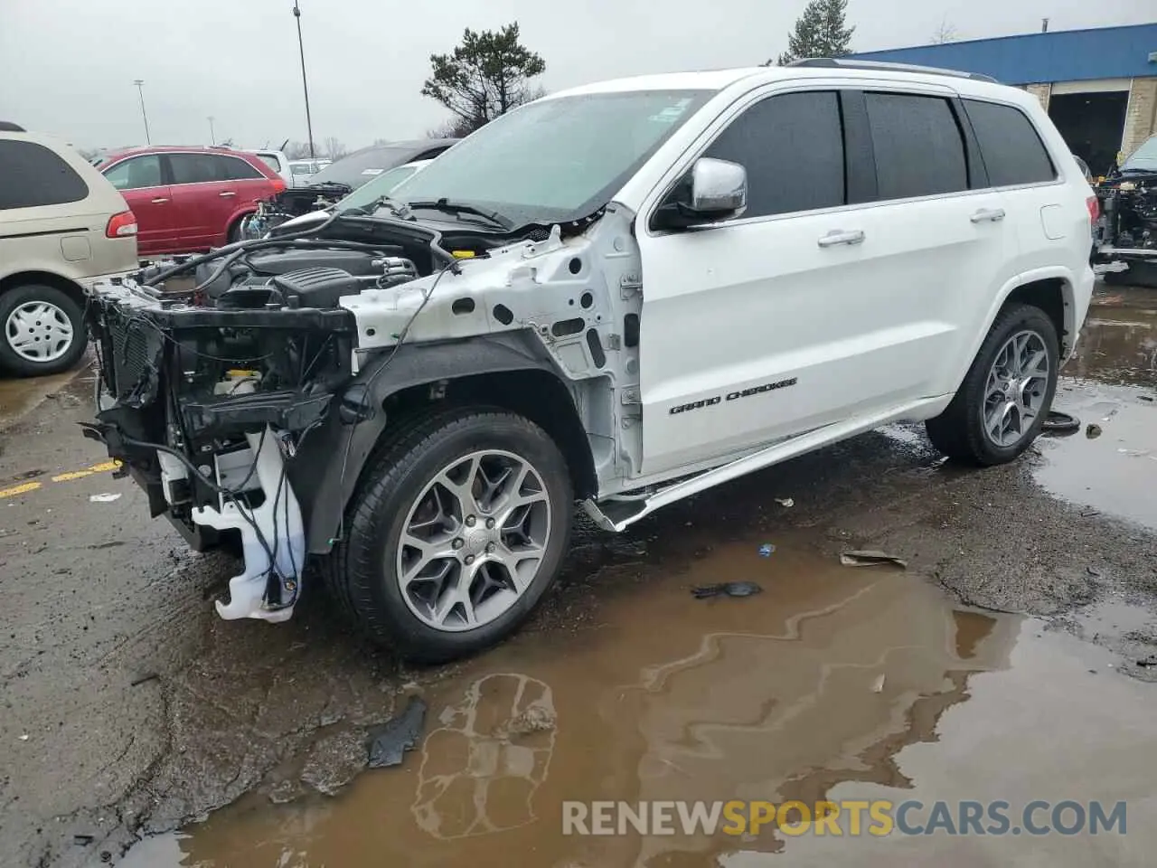1 Photograph of a damaged car 1C4RJFCG9MC691890 JEEP GRAND CHER 2021