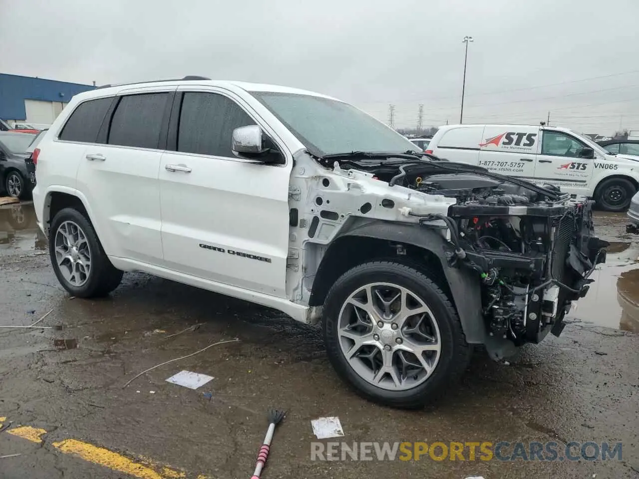 4 Photograph of a damaged car 1C4RJFCG9MC691890 JEEP GRAND CHER 2021