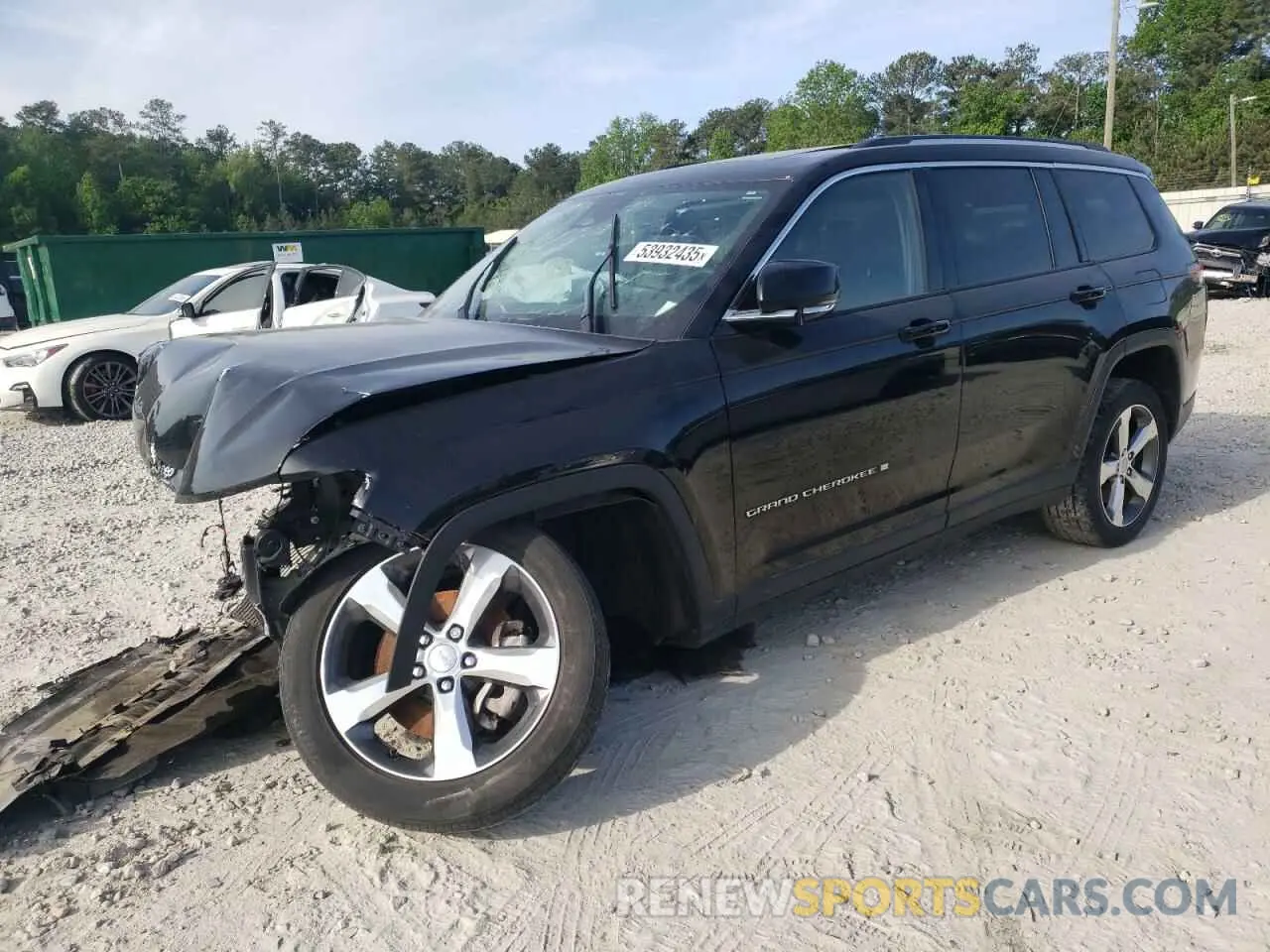 1 Photograph of a damaged car 1C4RJJBG5M8135874 JEEP GRAND CHER 2021