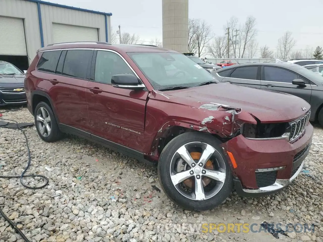4 Photograph of a damaged car 1C4RJKBG1M8163290 JEEP GRAND CHER 2021