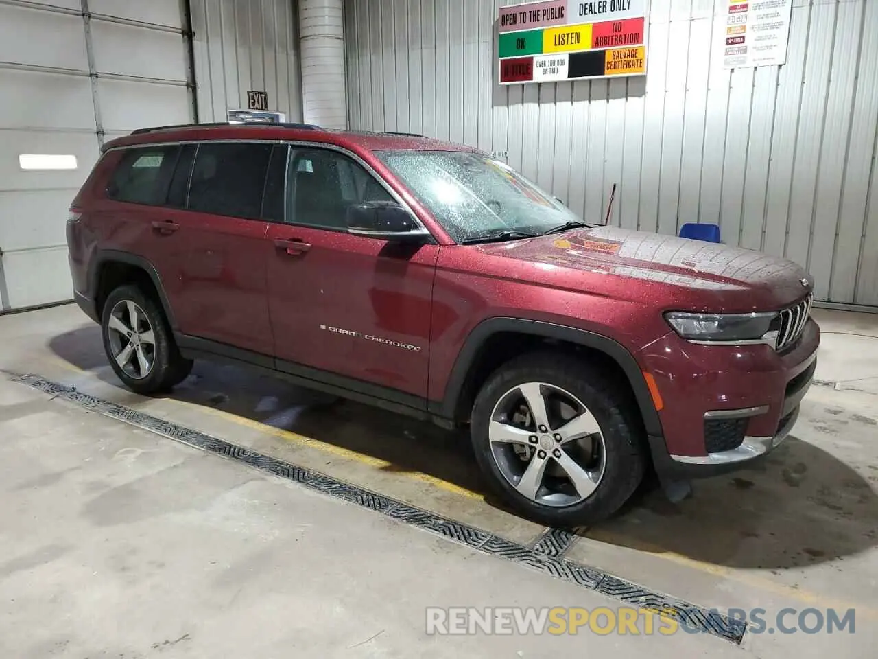 4 Photograph of a damaged car 1C4RJKBG1M8173351 JEEP GRAND CHER 2021