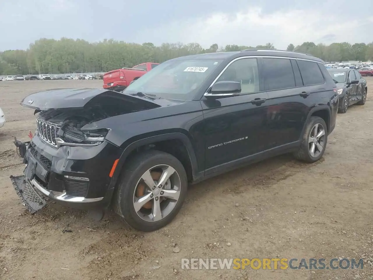 1 Photograph of a damaged car 1C4RJKBG4M8107344 JEEP GRAND CHER 2021